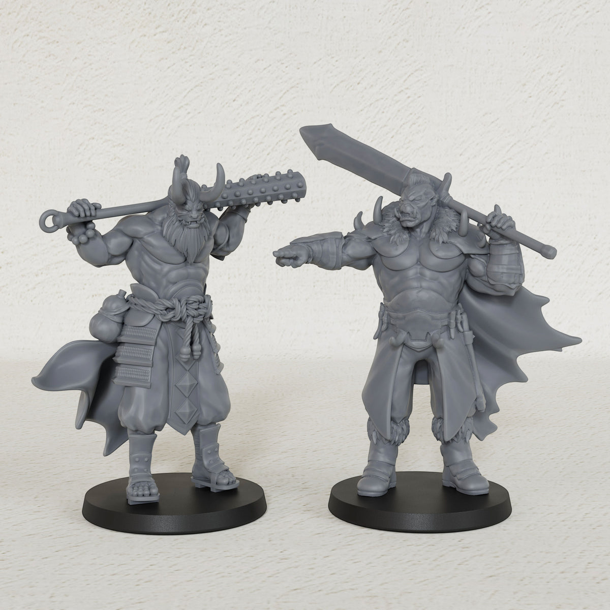 AS1025 Oni Berserker Resin Miniatures, TTRPG RPG Models, Ideal for Collection & Gift