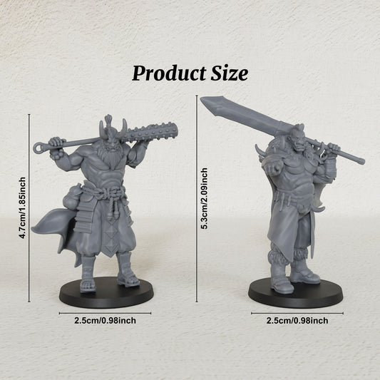 AS1025 Oni Berserker Resin Miniatures, TTRPG RPG Models, Ideal for Collection & Gift