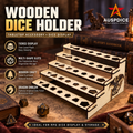 F594 Wooden Dice Holder