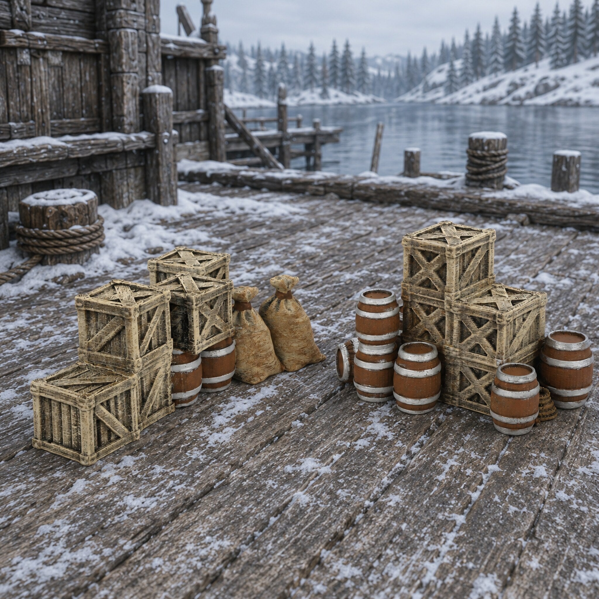 EF24 Cargo Pile