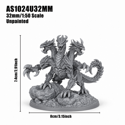 AS1024 Ancient Behemoth Fantasy Tabletop Mini, Painted & Unpainted, Wargame Figure, Collectible & Hobby Gift