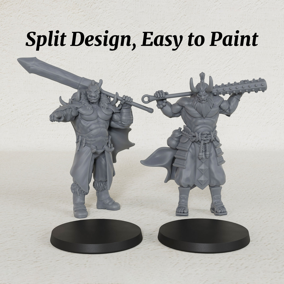 AS1025 Oni Berserker Resin Miniatures, TTRPG RPG Models, Ideal for Collection & Gift