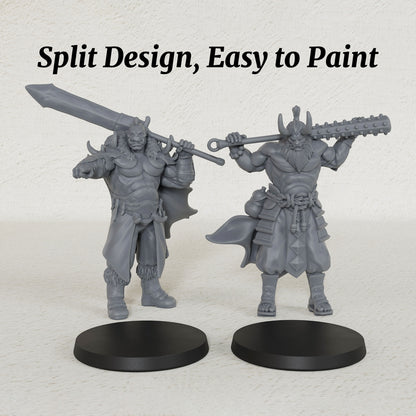 AS1025 Oni Berserker Resin Miniatures, TTRPG RPG Models, Ideal for Collection & Gift