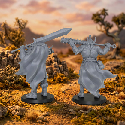 AS1025 Oni Berserker Resin Miniatures, TTRPG RPG Models, Ideal for Collection & Gift