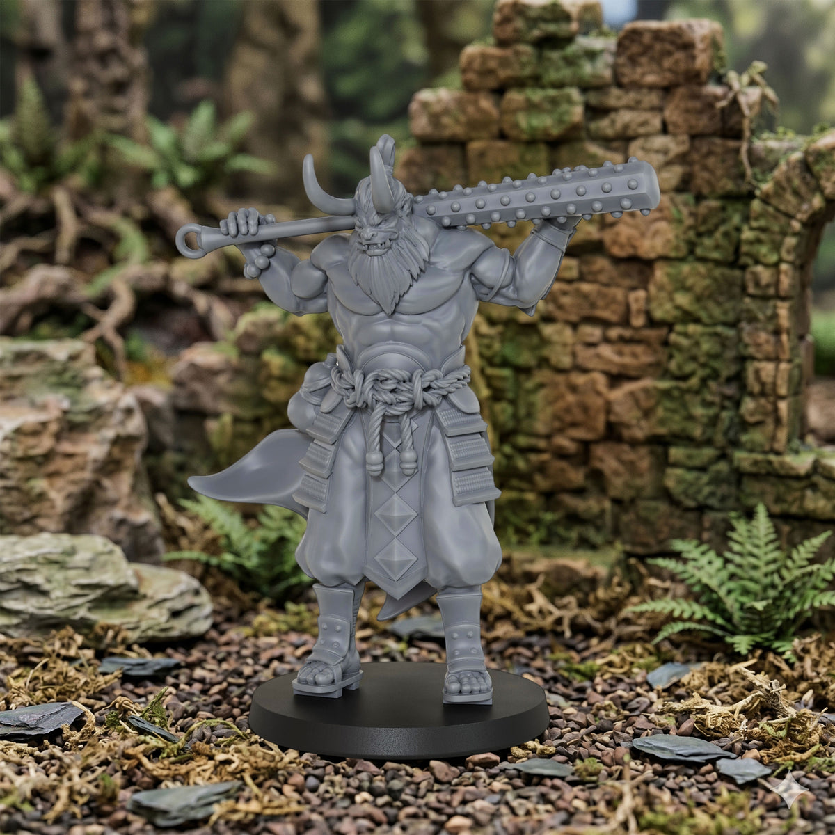 AS1025 Oni Berserker Resin Miniatures, TTRPG RPG Models, Ideal for Collection & Gift