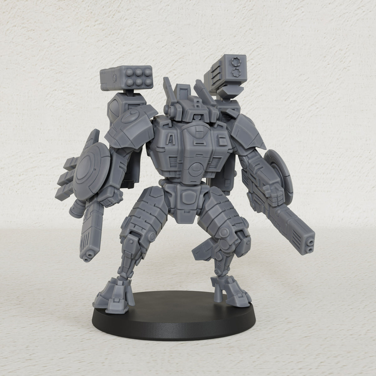 AS1041 Sci-Fi Combat Suit Resin Miniature, Futuristic Mech Battle Suit, Unpainted Sci-Fi Wargame Model, Tabletop Mini for Grimdark & Sci-Fi RPG