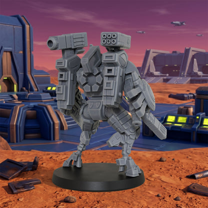 AS1041 Sci-Fi Combat Suit Resin Miniature, Futuristic Mech Battle Suit, Unpainted Sci-Fi Wargame Model, Tabletop Mini for Grimdark & Sci-Fi RPG