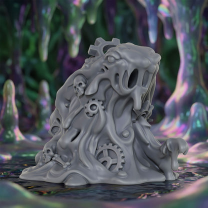 AS1066 Slimes Resin Model Set, Ooze Slime Monster Miniatures, Unpainted D&D Minis, Collectible Display Figures, Perfect Gift for Tabletop RPG Fans