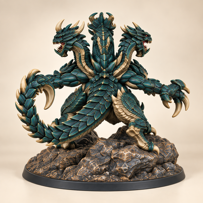 AS1024 Ancient Behemoth Fantasy Tabletop Mini, Painted & Unpainted, Wargame Figure, Collectible & Hobby Gift