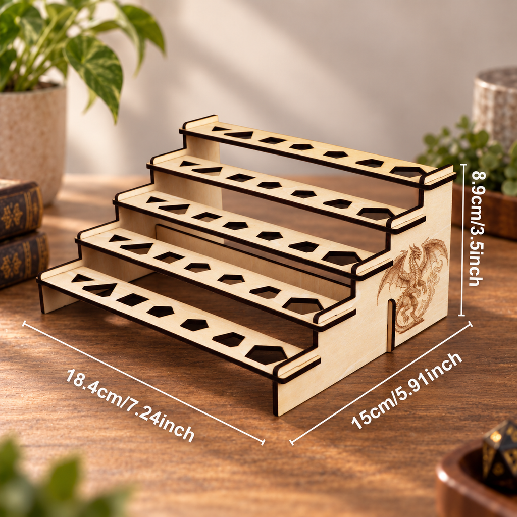 F594 Wooden Dice Holder
