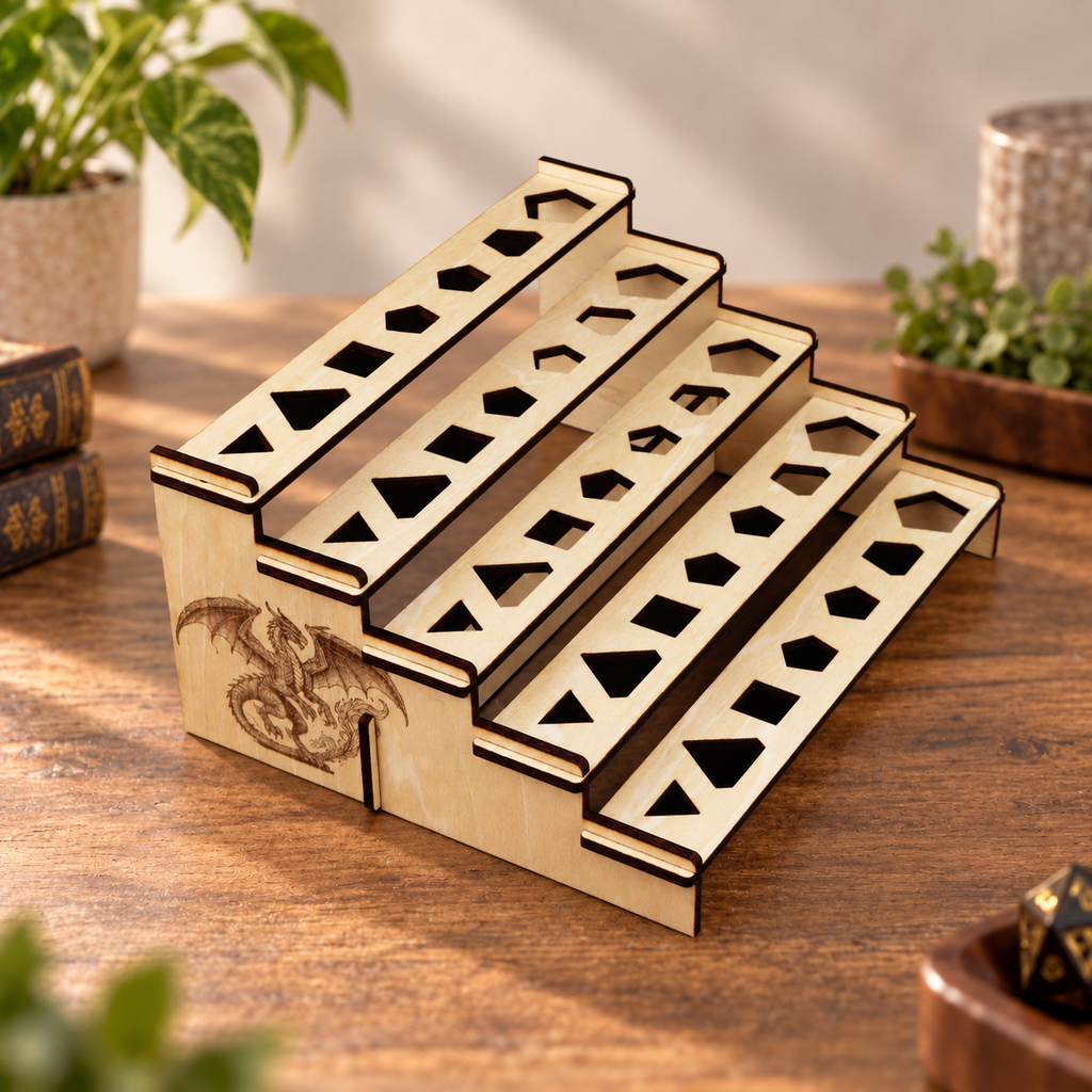 F594 Wooden Dice Holder