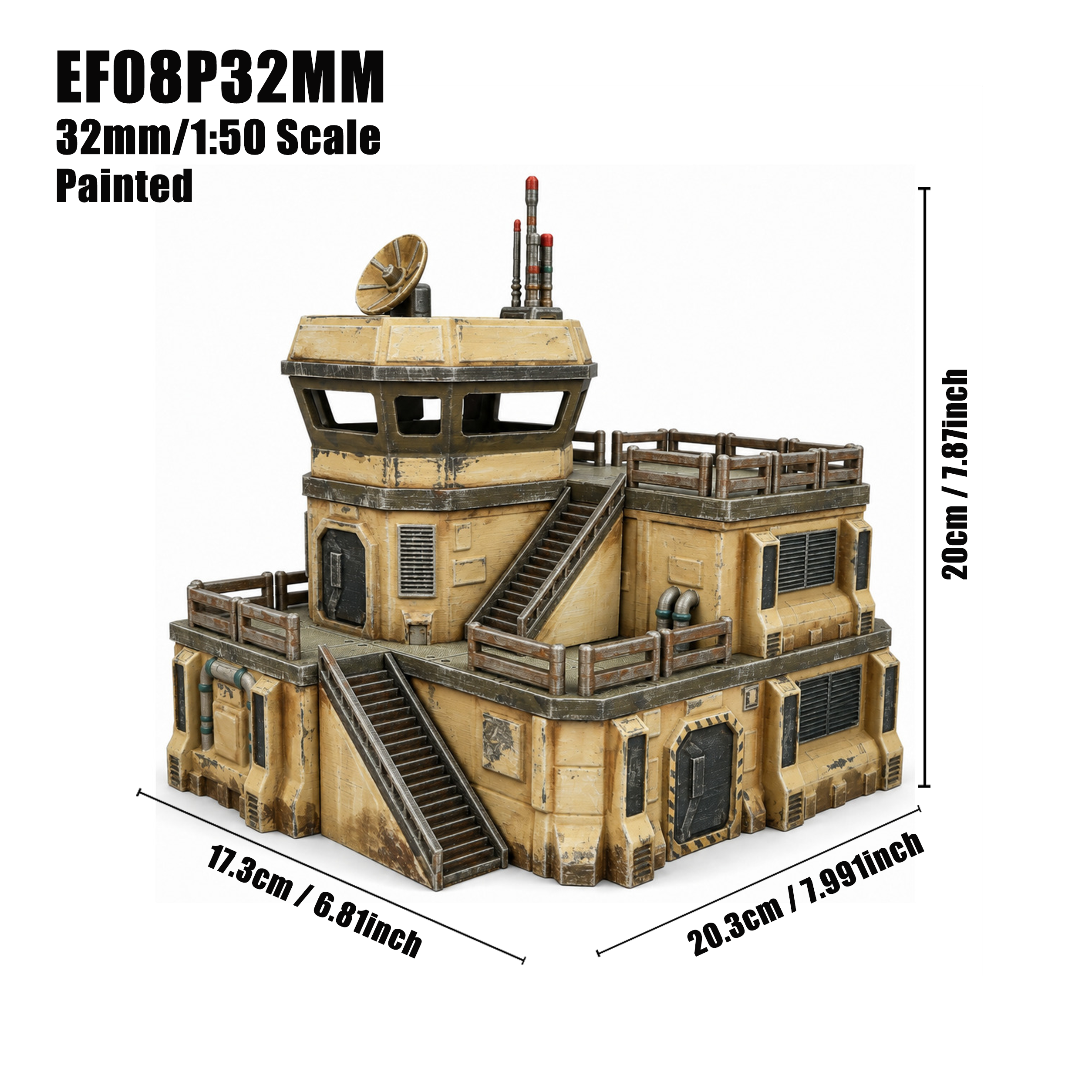 EF08/EF08P Sci-Fi Command Tower