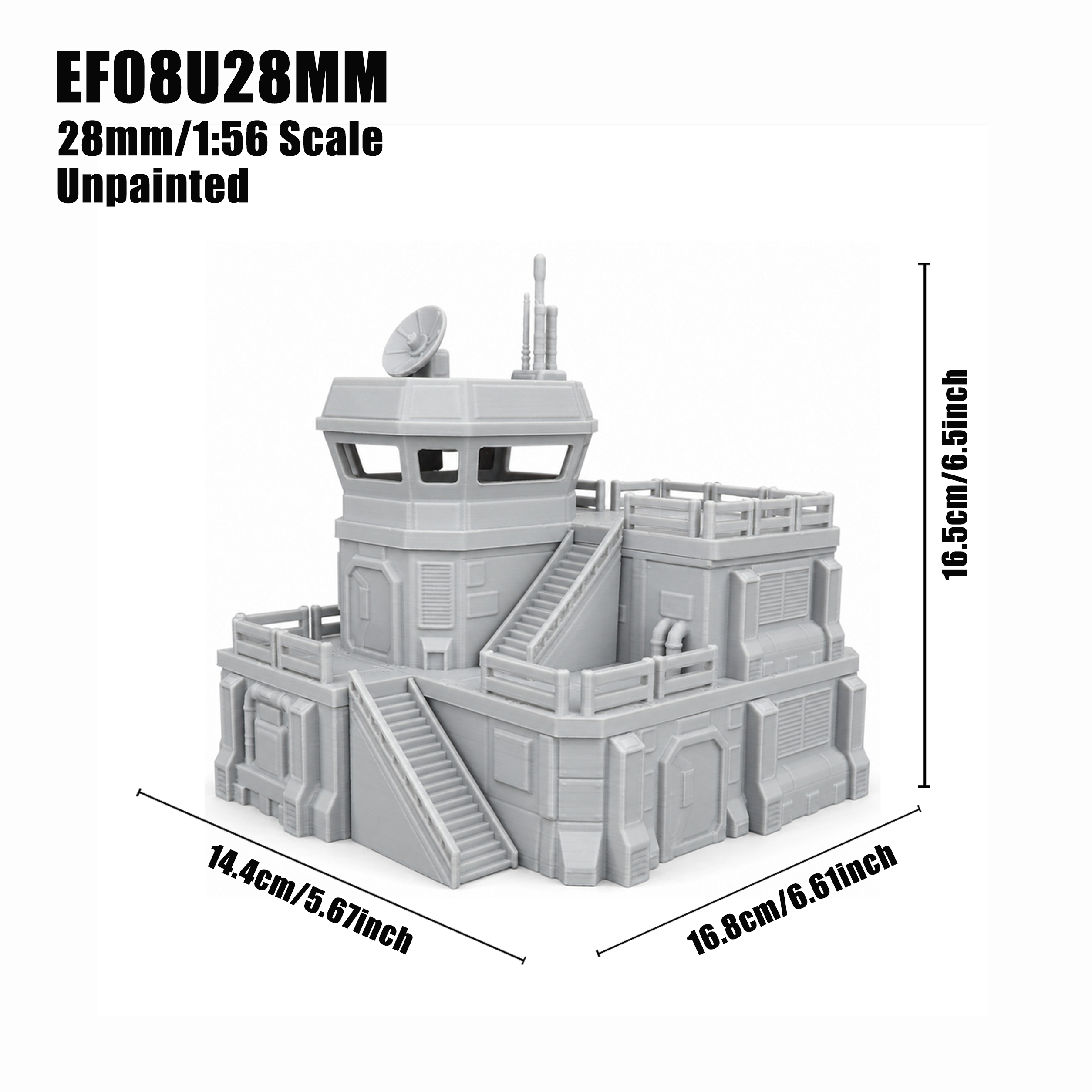 EF08/EF08P Sci-Fi Command Tower