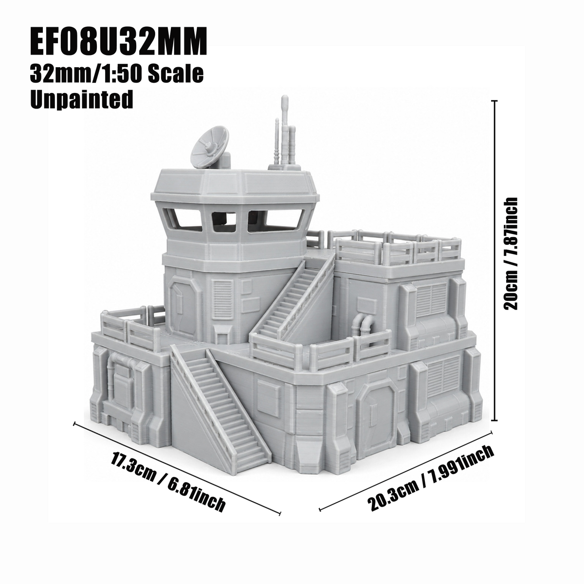 EF08/EF08P Sci-Fi Command Tower