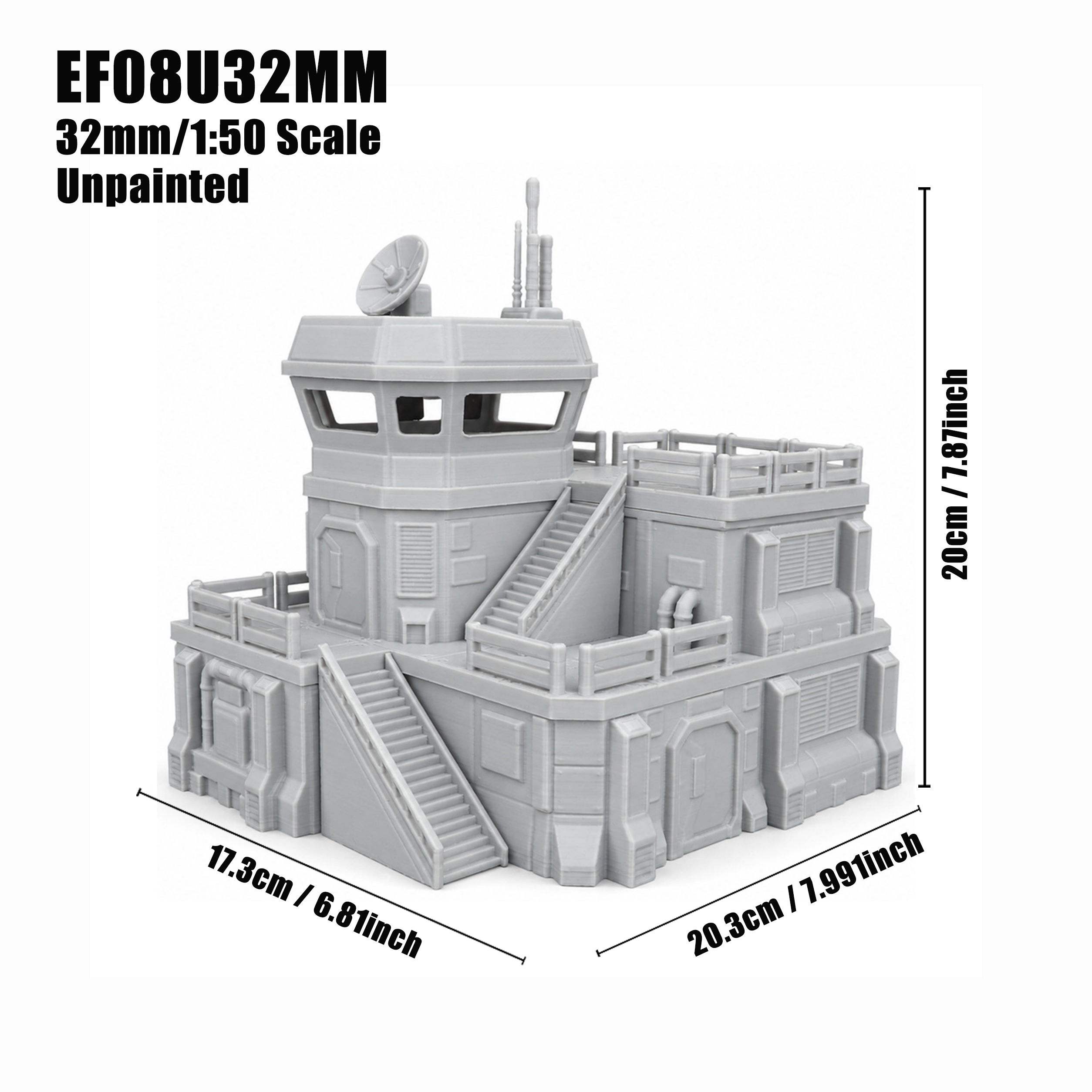 EF08/EF08P Sci-Fi Command Tower
