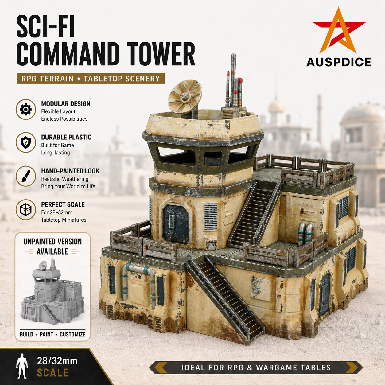 EF08/EF08P Sci-Fi Command Tower