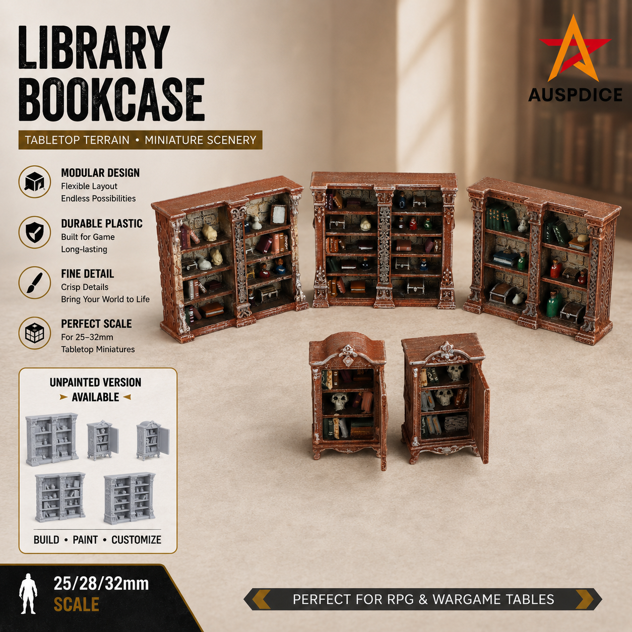 EF13/EF13P Library Bookcase