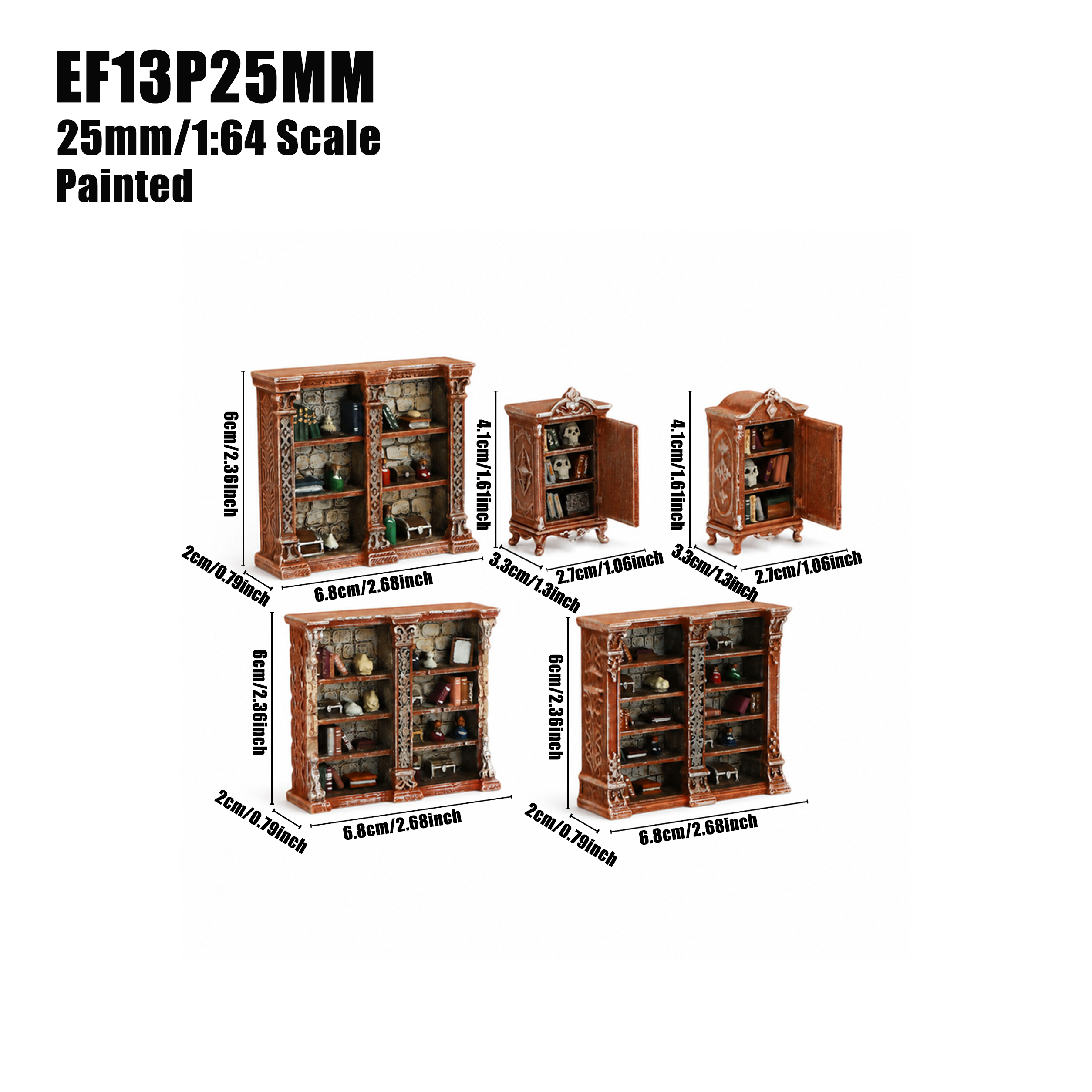 EF13/EF13P Library Bookcase
