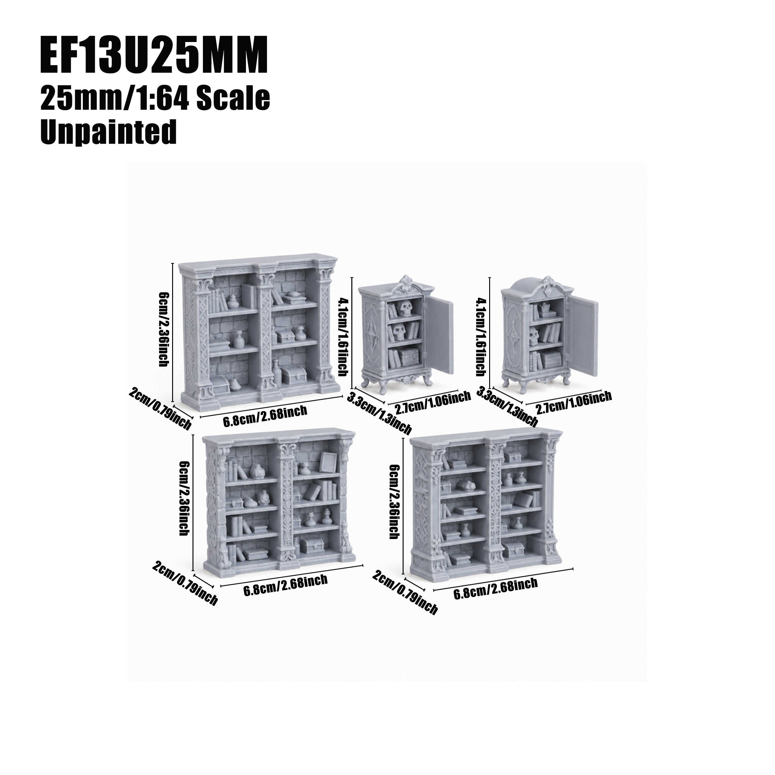 EF13/EF13P Library Bookcase