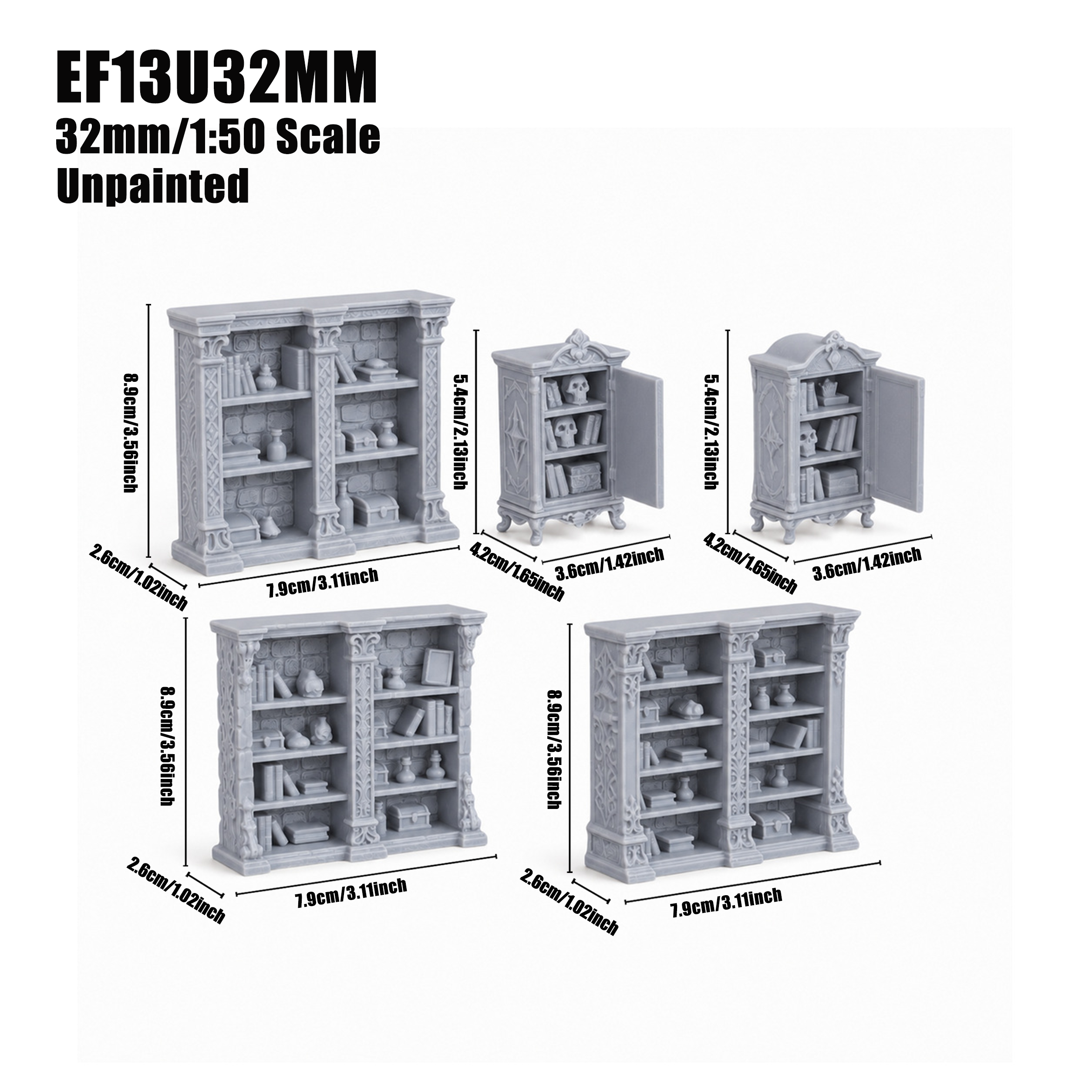 EF13/EF13P Library Bookcase