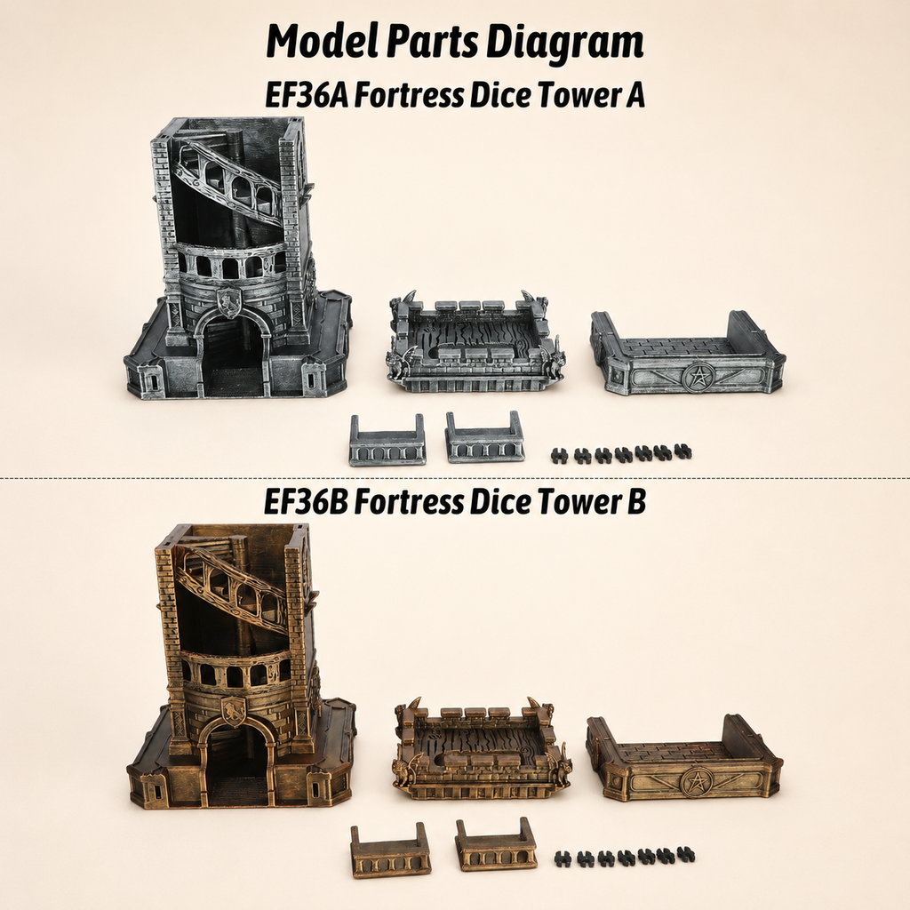 EF36 Fortress Dice Tower