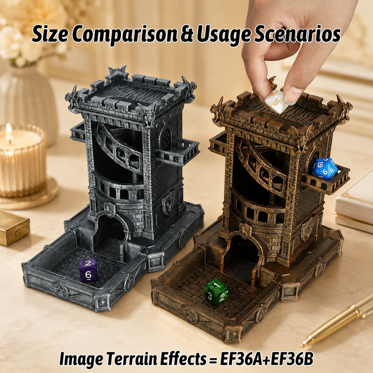 EF36 Fortress Dice Tower