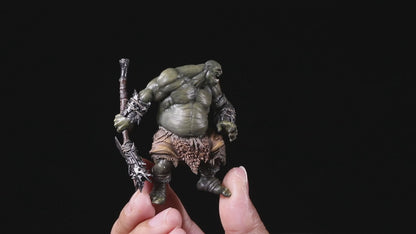S05 Ogre DnD Miniature, Giant Ogre Warrior Monster RPG Figure, Available Painted or Unpainted, Tabletop Miniature, Hobby Gift