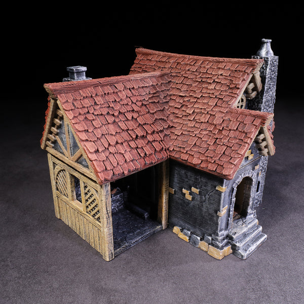 Blacksmith Tavern Miniature Terrain for Dungeons And Dragons, DND, Pathfinder, Tabletop Games, RPGs, Roll Playing Games Active