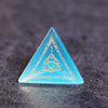 Blue Cat Eye Gemstone Dice
