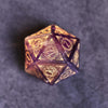 Amethyst Stone Dice for D&D