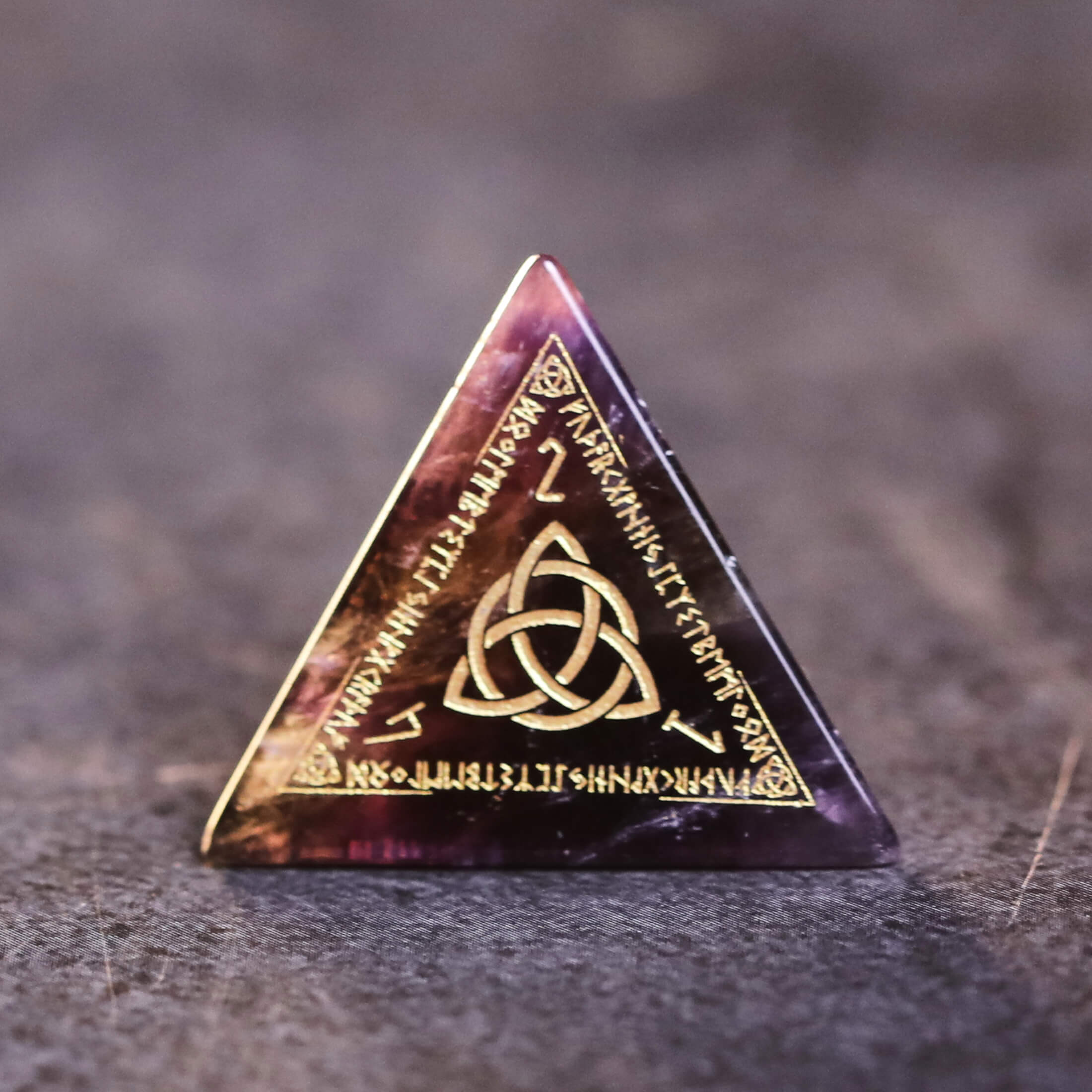 Amethyst Stone Dice for D&D