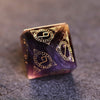 Amethyst Stone Dice for D&D
