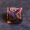 Amethyst Stone Dice for D&D