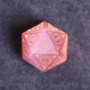 Pink Opalite Dice Set for Dice Games