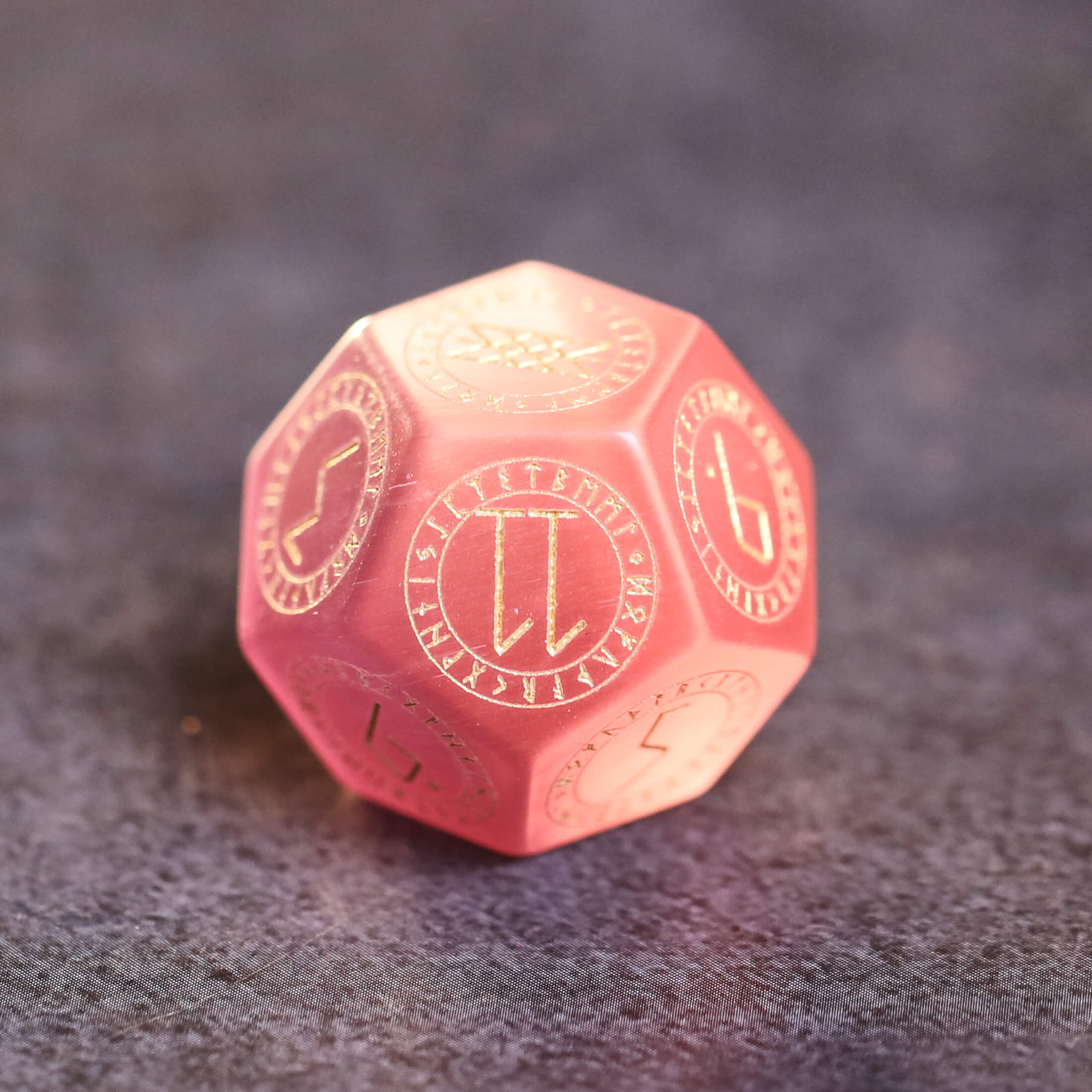 Pink Opalite Dice Set for Dice Games