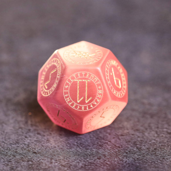 Pink Opalite Dice Set for Dice Games