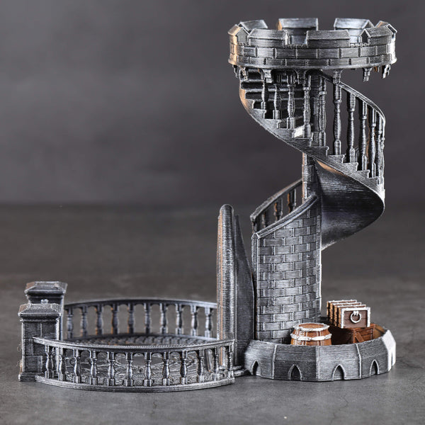 Dice Tower Sliver 3D Printing For DND RPG Games AUSPDICE