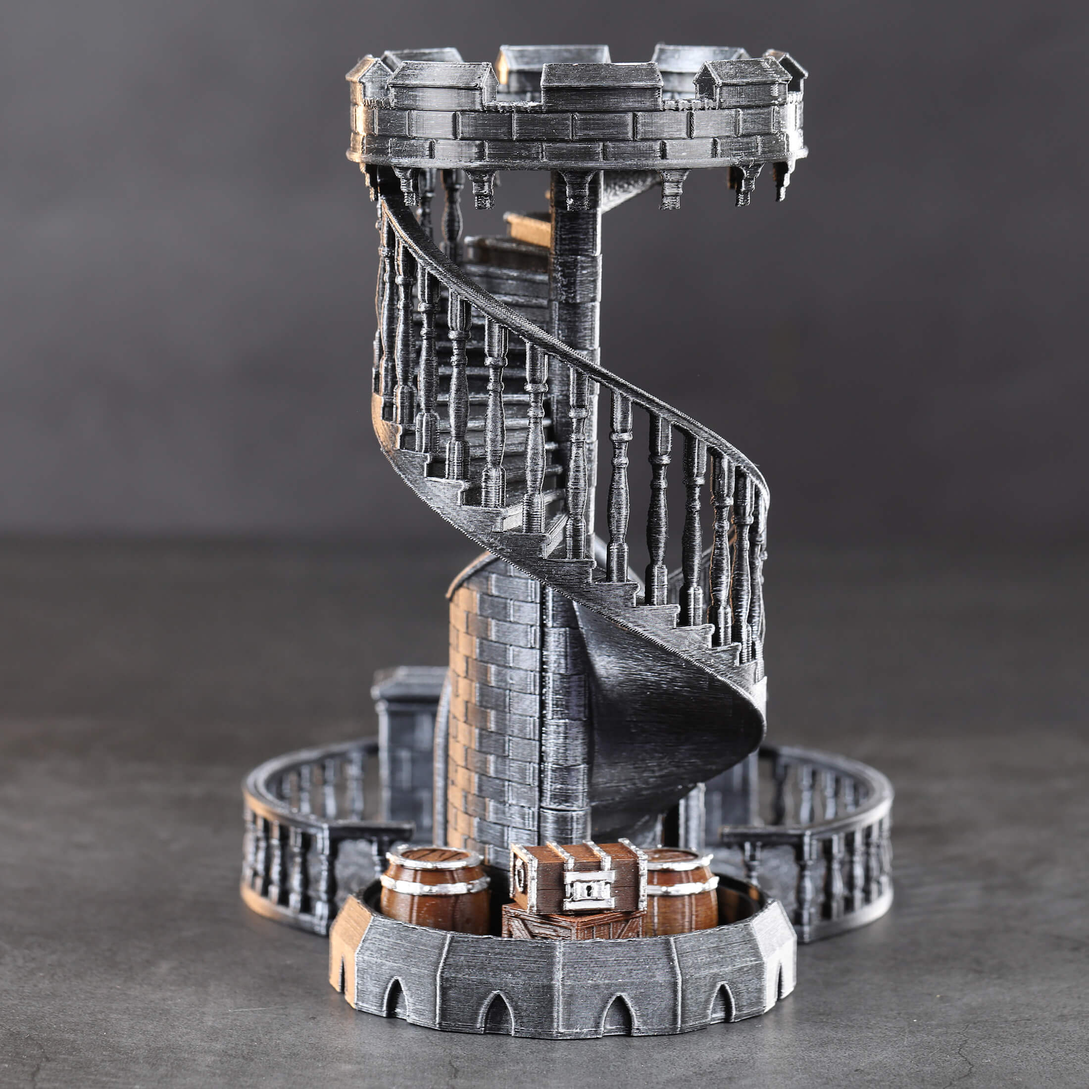 Dice Tower Sliver 3D Printing For DND RPG Games AUSPDICE