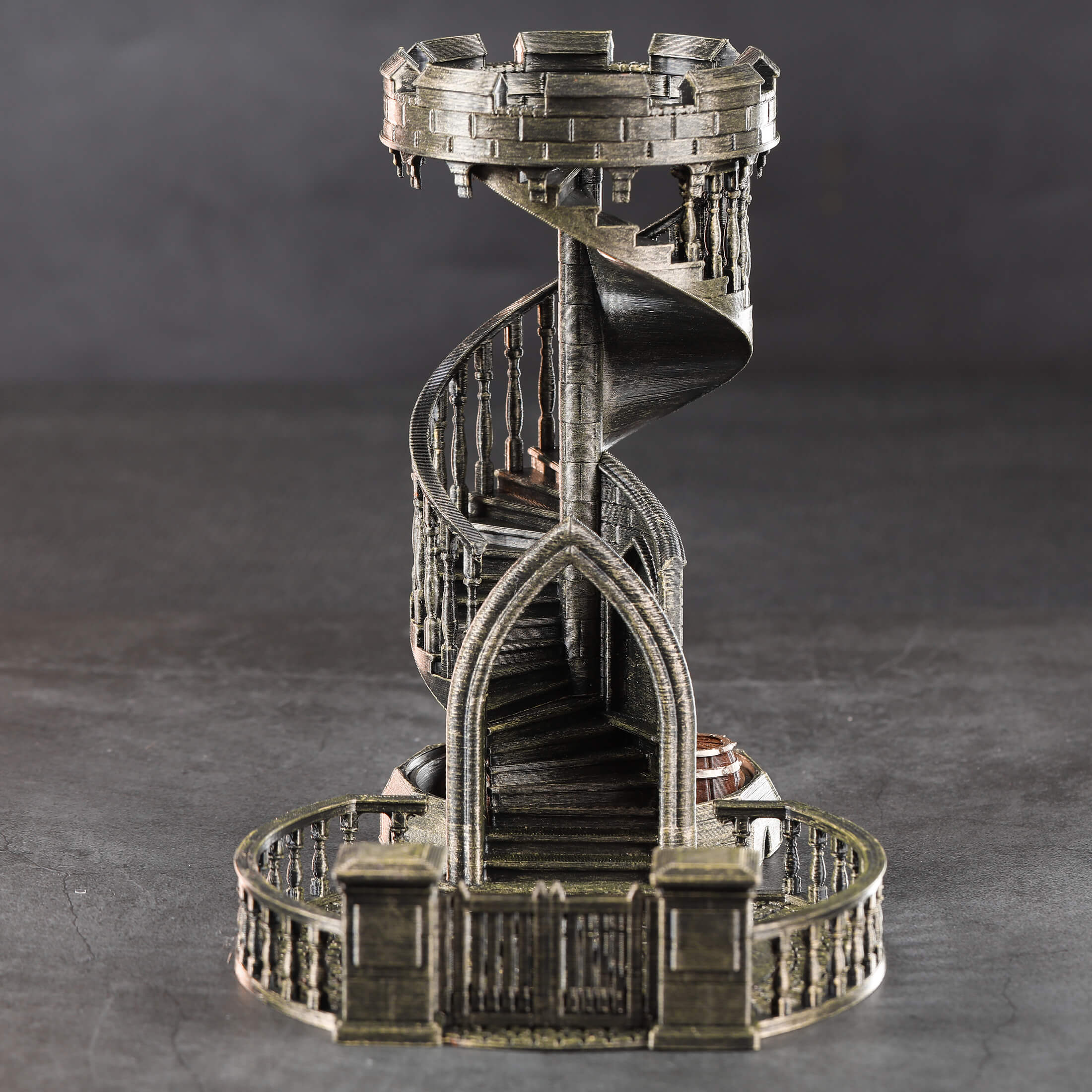 Gold DND Dice Tower For Board Games