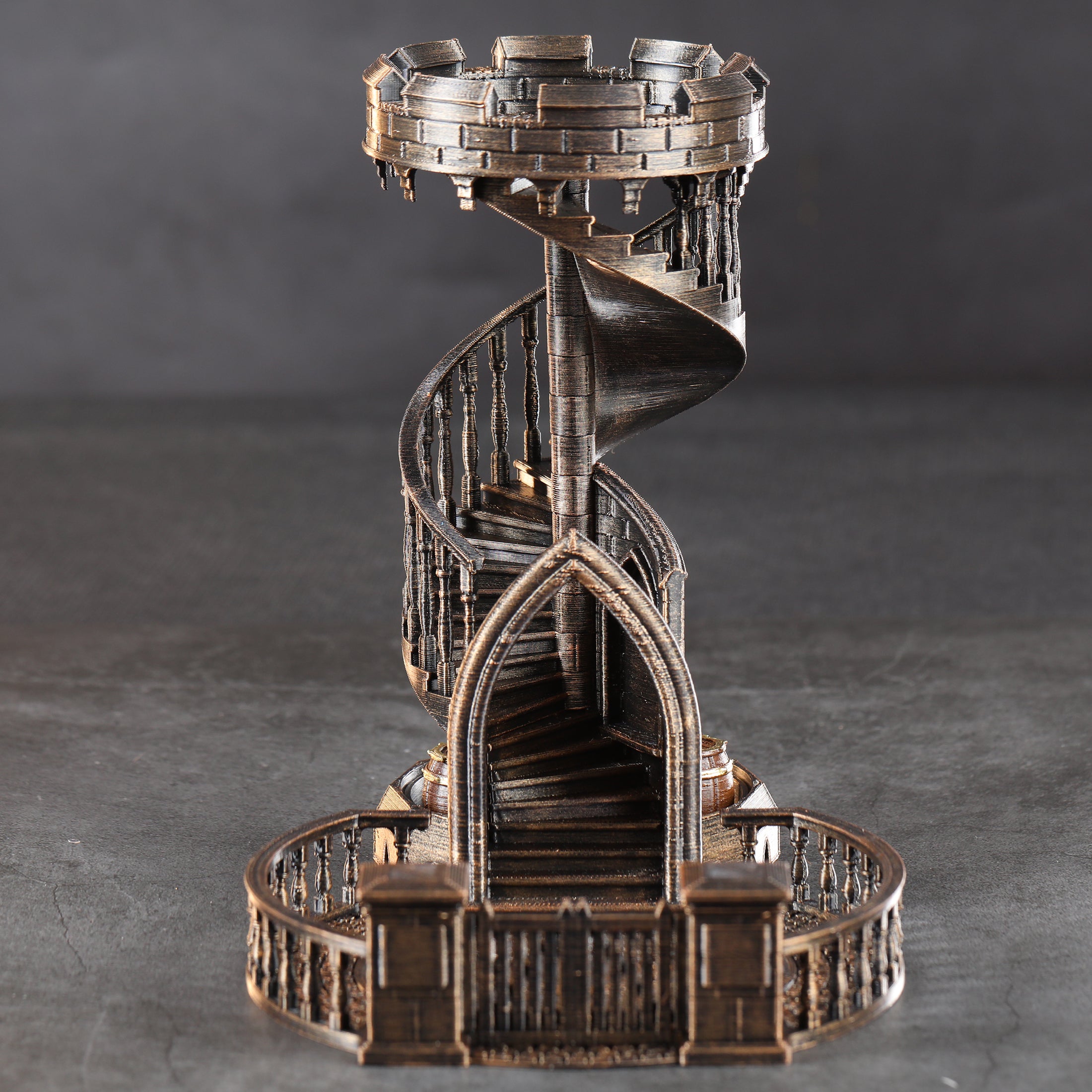 DND Dice Tower Bronze