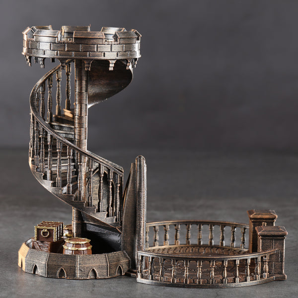 DND Dice Tower Bronze