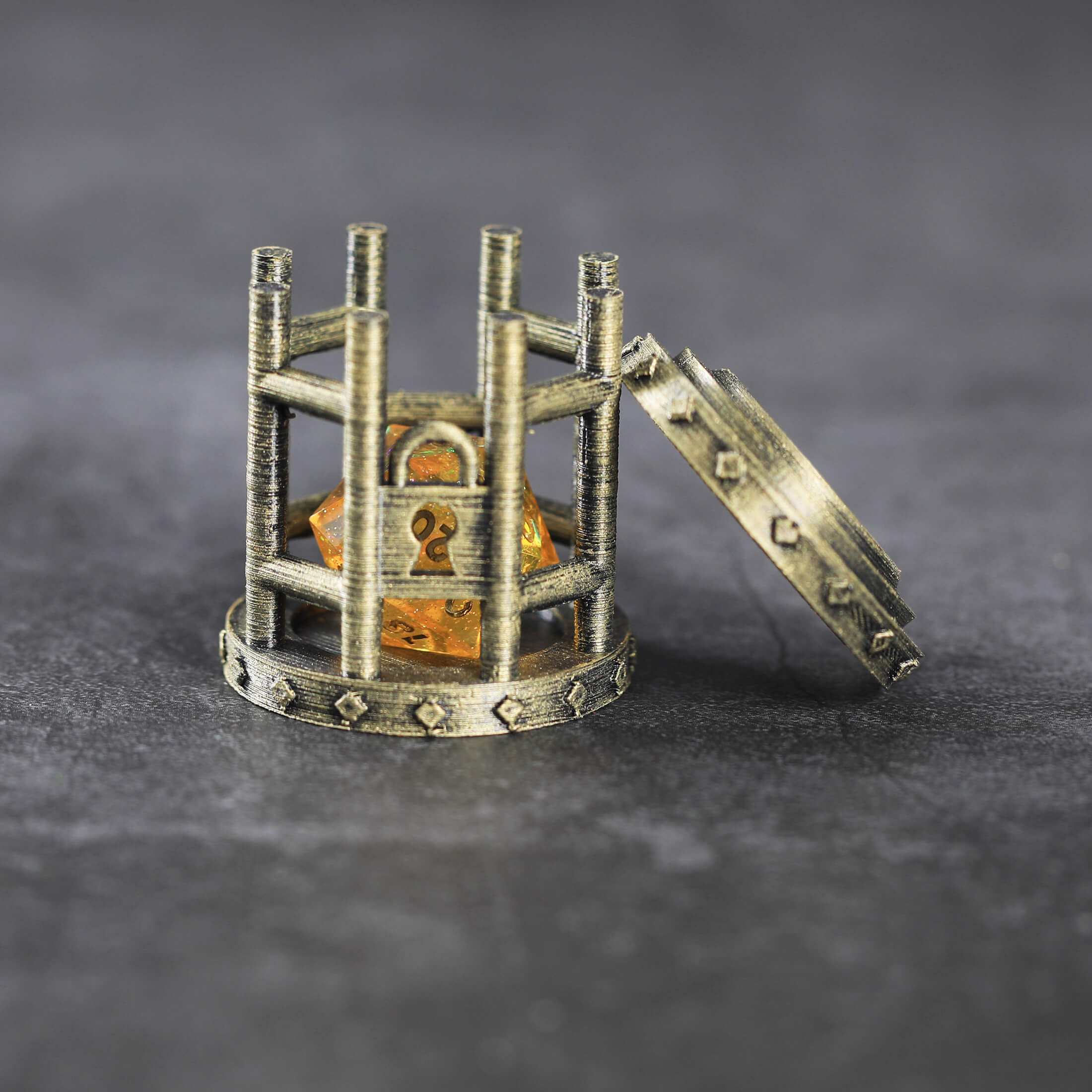 DND Dice Jail Dice Cage for Misbehaving Dice Dungeons and Dragons Role Playing Games