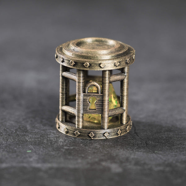 DND Dice Jail Dice Cage for Misbehaving Dice Dungeons and Dragons Role Playing Games