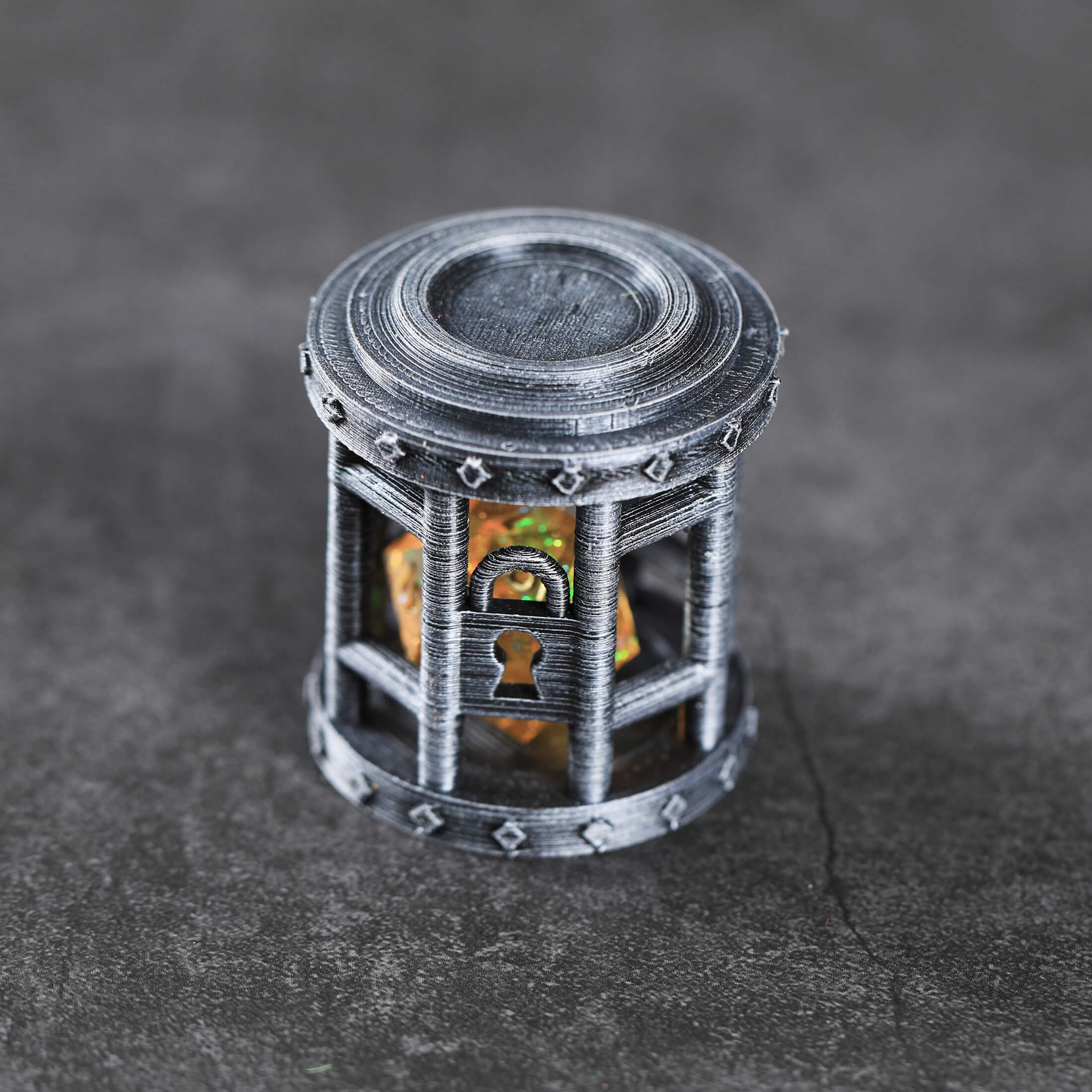 DND Dice Jail Dice Cage for Misbehaving Dice Dungeons and Dragons Role Playing Games