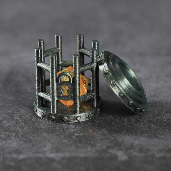 DND Dice Jail Dice Cage for Misbehaving Dice Dungeons and Dragons Role Playing Games