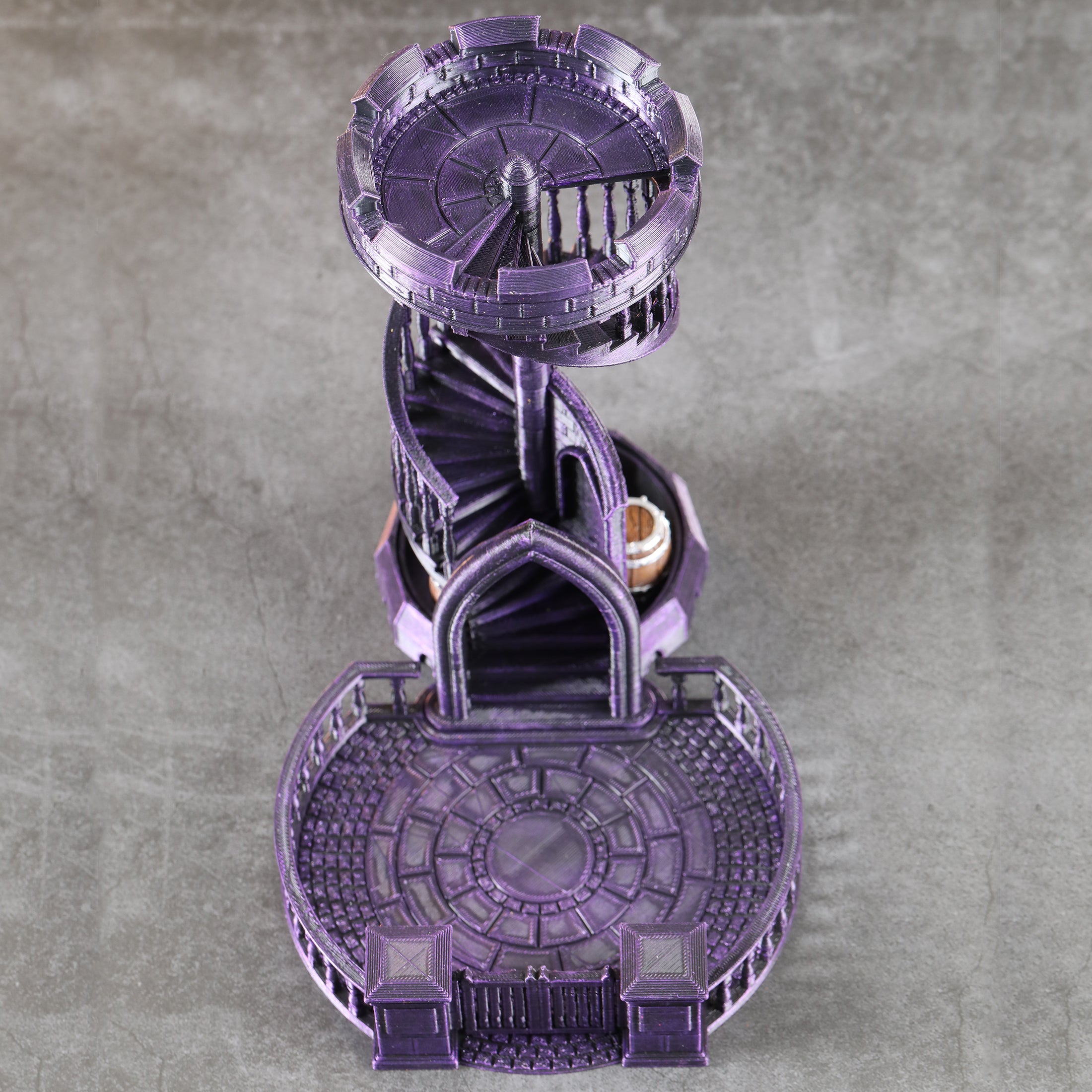 Purpleheart 3D Print Dice Tower