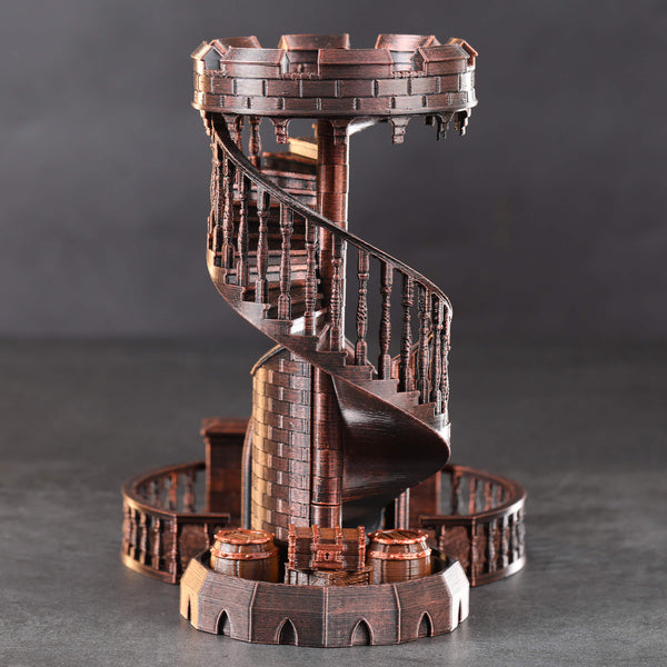 Red Copper DND Dice Tower