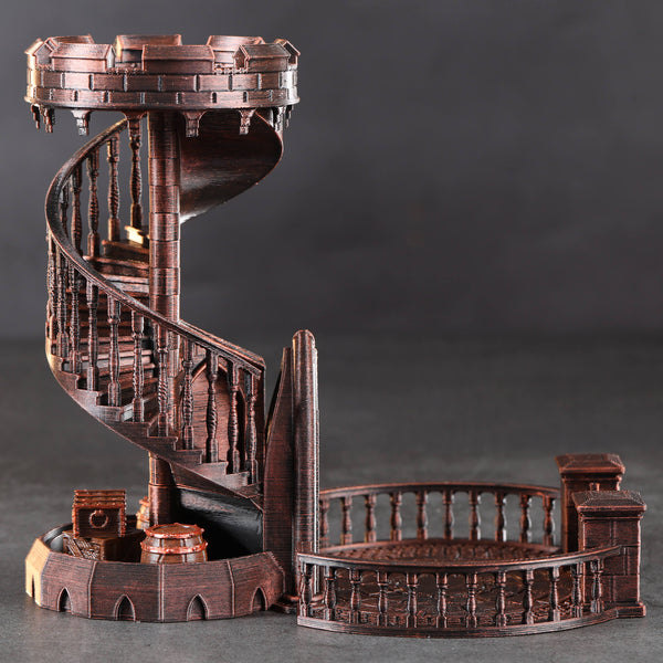Red Copper DND Dice Tower