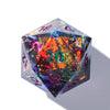 Vaporwave Sharp Edged DND Dice Set