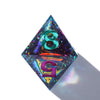 Vaporwave Sharp Edged DND Dice Set